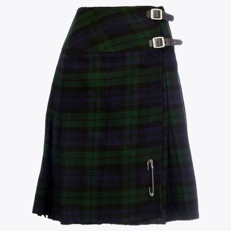 Black Watch Modern Kilt For Women
