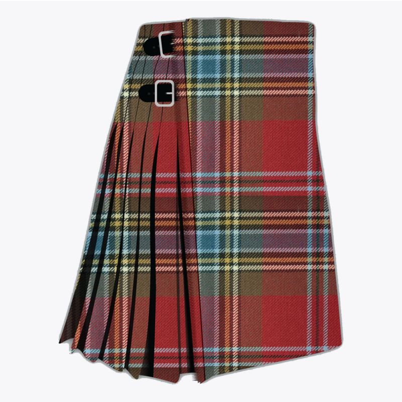 Clan MacLean Weathered Tartan Kilt
