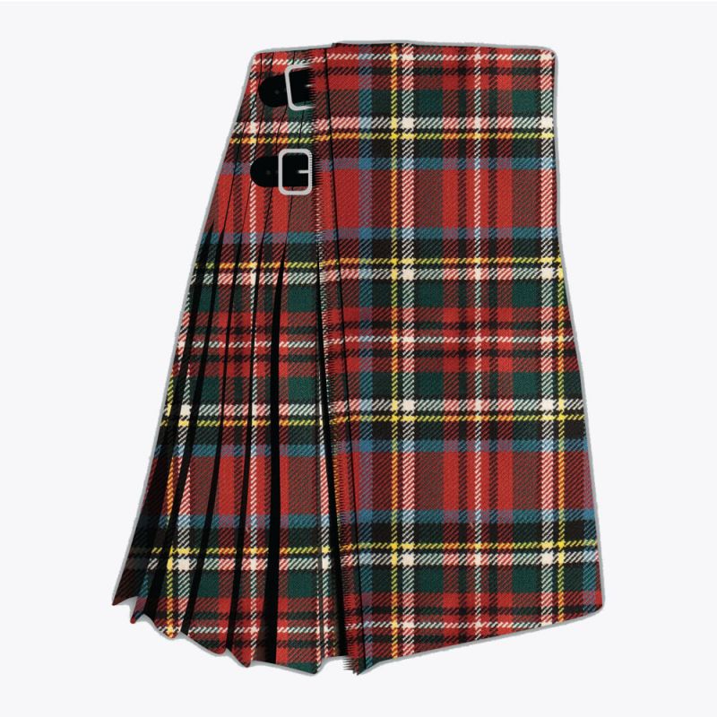 Clan Stuart Prince Charles Modern Tartan Kilt