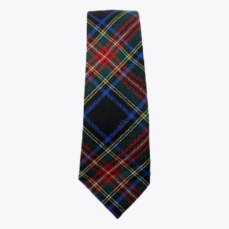 Stewart Black Tartan Tie
