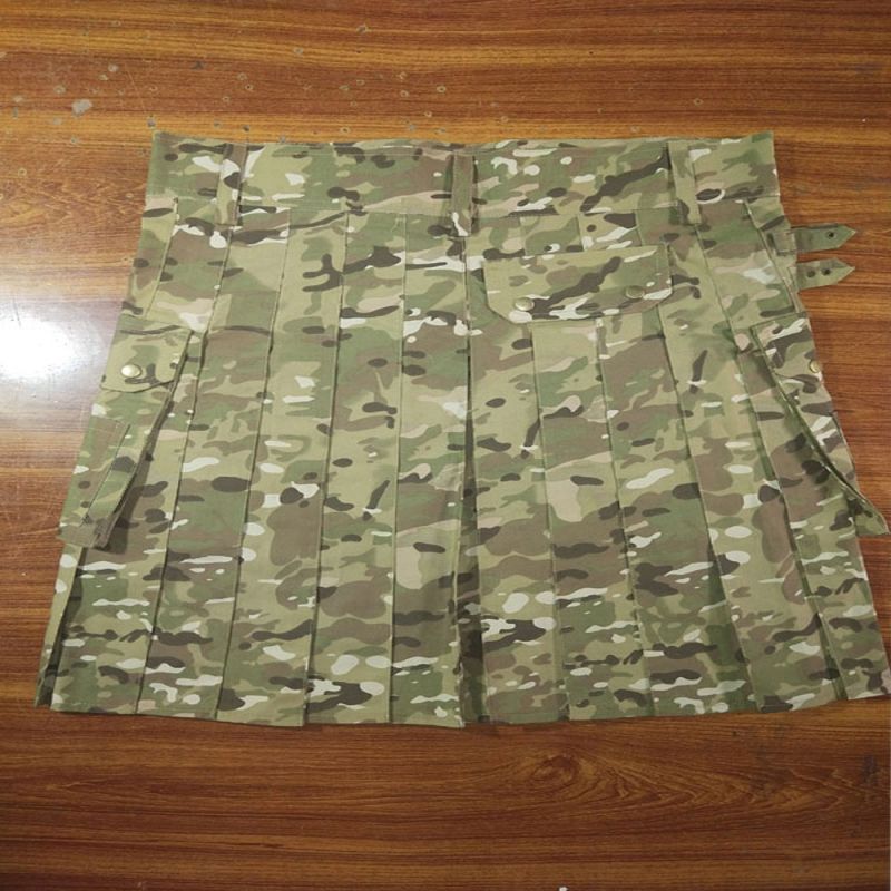 Multicam Utility Kilt For Men with Pockets
