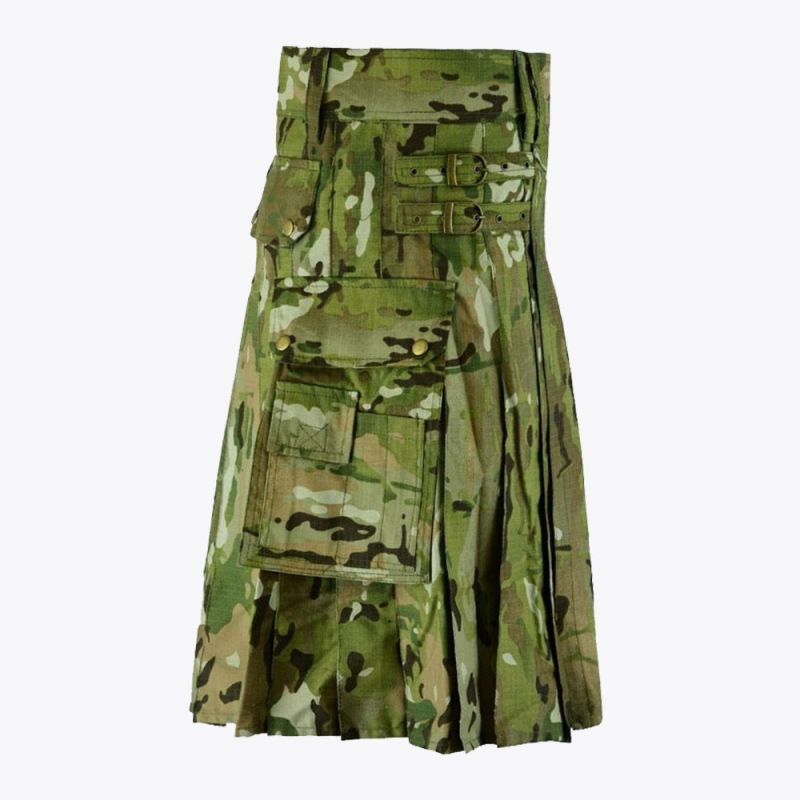 Tactical Multicam Utility Kilt For Men
