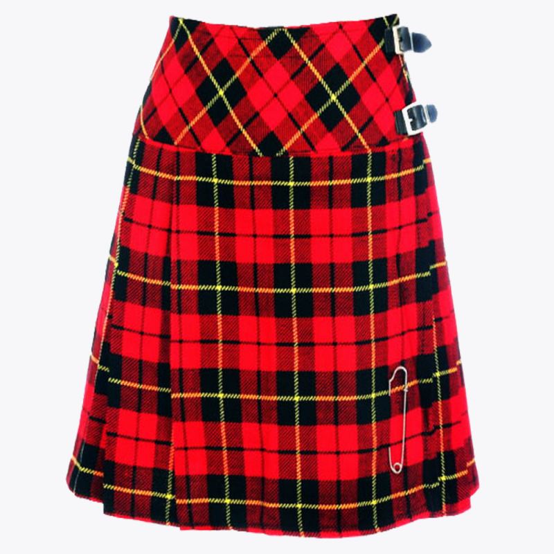 Wallace Tartan Modern Kilt For Women
