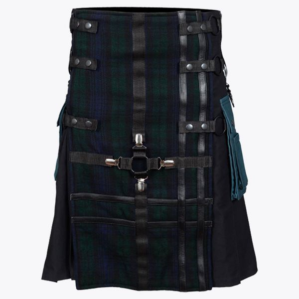 Black Watch Hybrid Tartan Kilt
