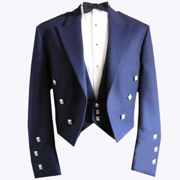 Blue Prince Charlie Jacket With 3 Button Waistcoat