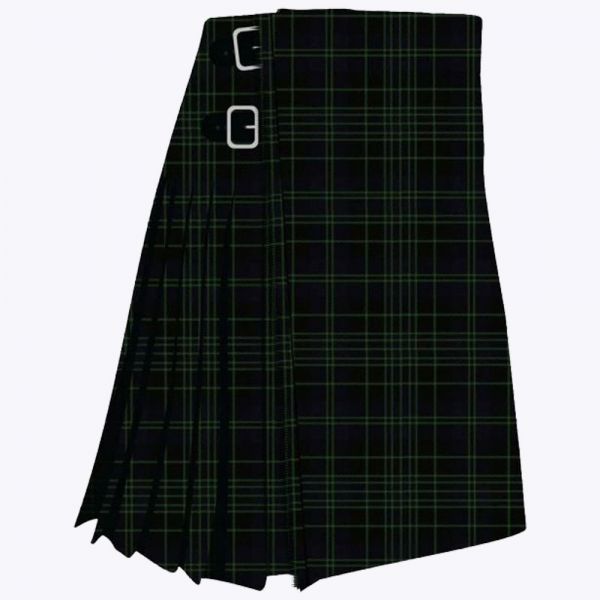 Clergy Green Modern Tartan Kilt