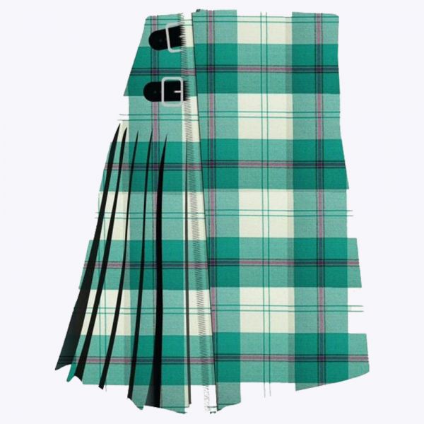 Cunningham Mint Tartan Kilt