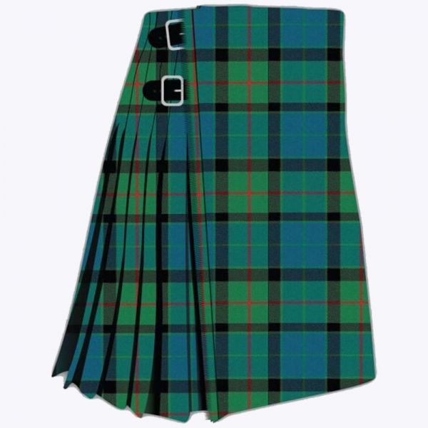 Gun Muted Tartan Kilt