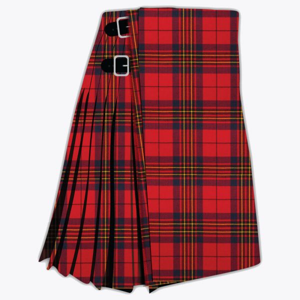 Clan Red Leslie Modern Tartan Kilt