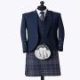 Arran Navy Tweed Five Button Kilt Outfit thumbnail