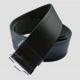 Black Plain Leather Kilt Belt With Buckle thumbnail
