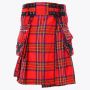 Cato Royal Stewart Utility Style Tartan Kilt
 thumbnail