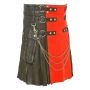 Fashion Leather Kilt With Red Apron thumbnail