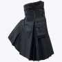 New Modern Black Utility Kilt thumbnail